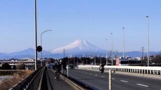 今日もいい天気でした（富士山が見えました！）