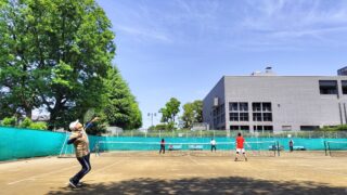 最高のテニス日和でした！