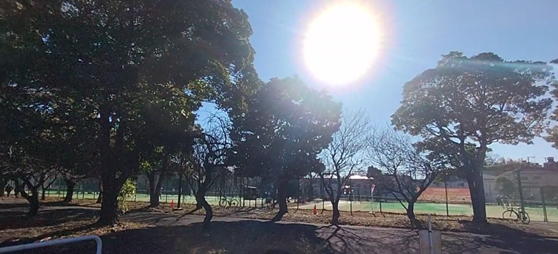 今年の締めはこちらで。いい天気でした!