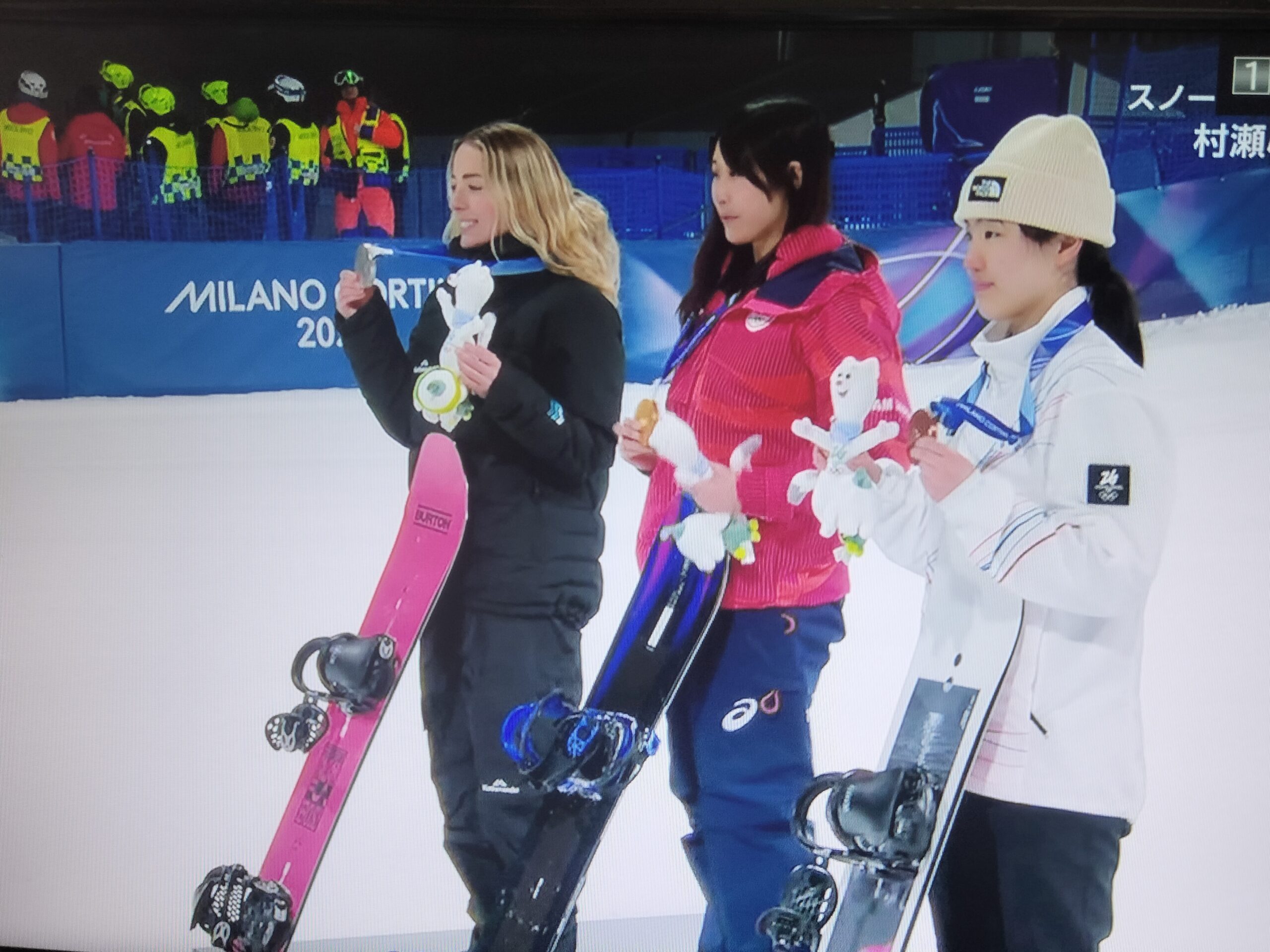 朝からいい笑顔をみせてもらいました（in Olympic)